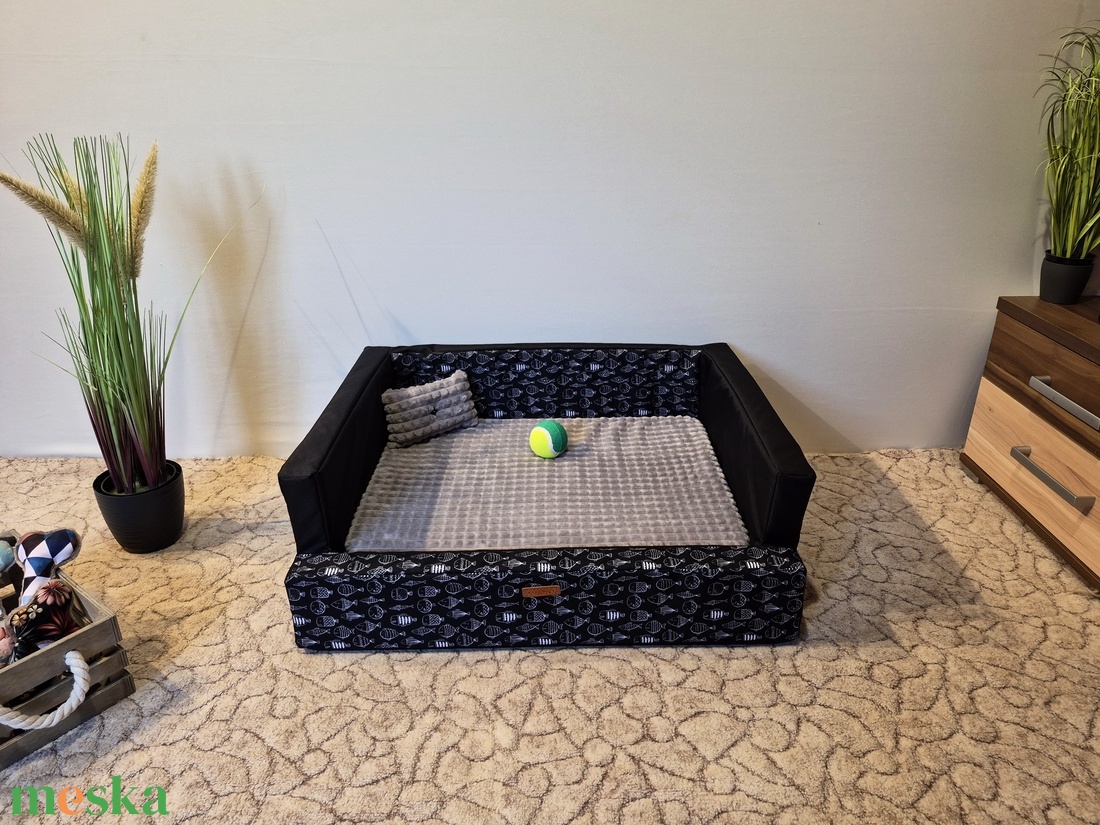 Víz, szőr és kaparásálló, memóriahabos, lehúzható és mosható kárpitszövetes kutyafekhely - otthon & életmód - kisállatoknak - kutyáknak - kutya fekhelyek, házak - Meska.hu