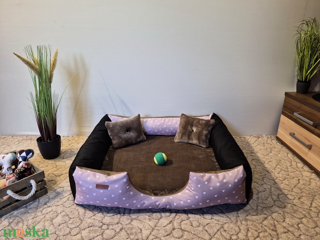 Víz, szőr és kaparásálló, lehúzható és mosható kárpitszövetes kutyafekhely - otthon & életmód - kisállatoknak - kutyáknak - kutya fekhelyek, házak - Meska.hu