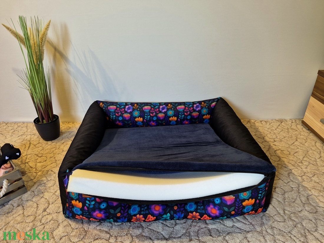 Víz, szőr és kaparásálló, lehúzható és mosható kárpitszövetes kutyafekhely - otthon & életmód - kisállatoknak - kutyáknak - kutya fekhelyek, házak - Meska.hu