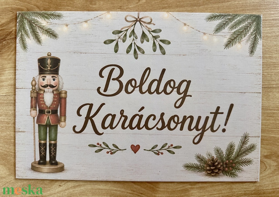 Diótörő - Karácsony - táblakép - fotókellék - otthon & életmód - dekoráció - kép & falikép - táblakép - Meska.hu