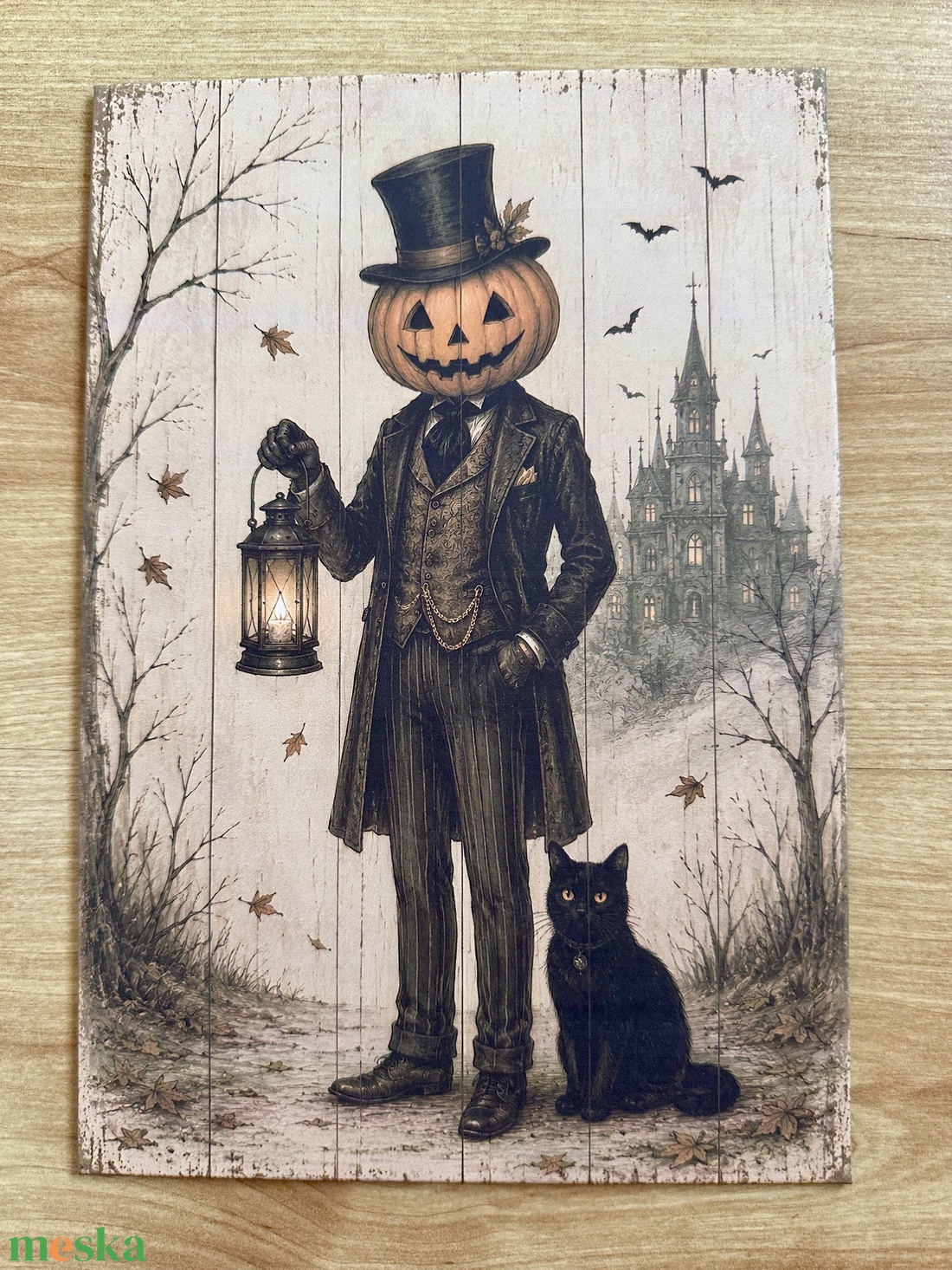 Halloween dekor - táblakép - otthon & életmód - dekoráció - kép & falikép - táblakép - Meska.hu