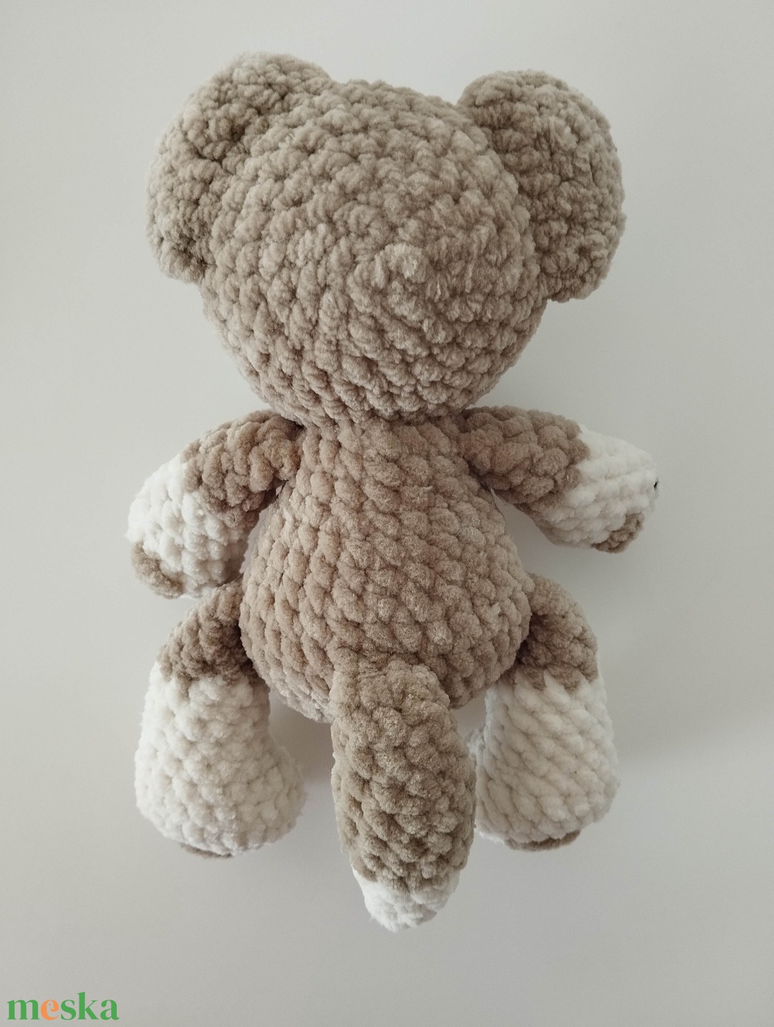 Horgolt barna husky kölyökkutya  - játék & sport - plüssállat & játékfigura - kutya - Meska.hu