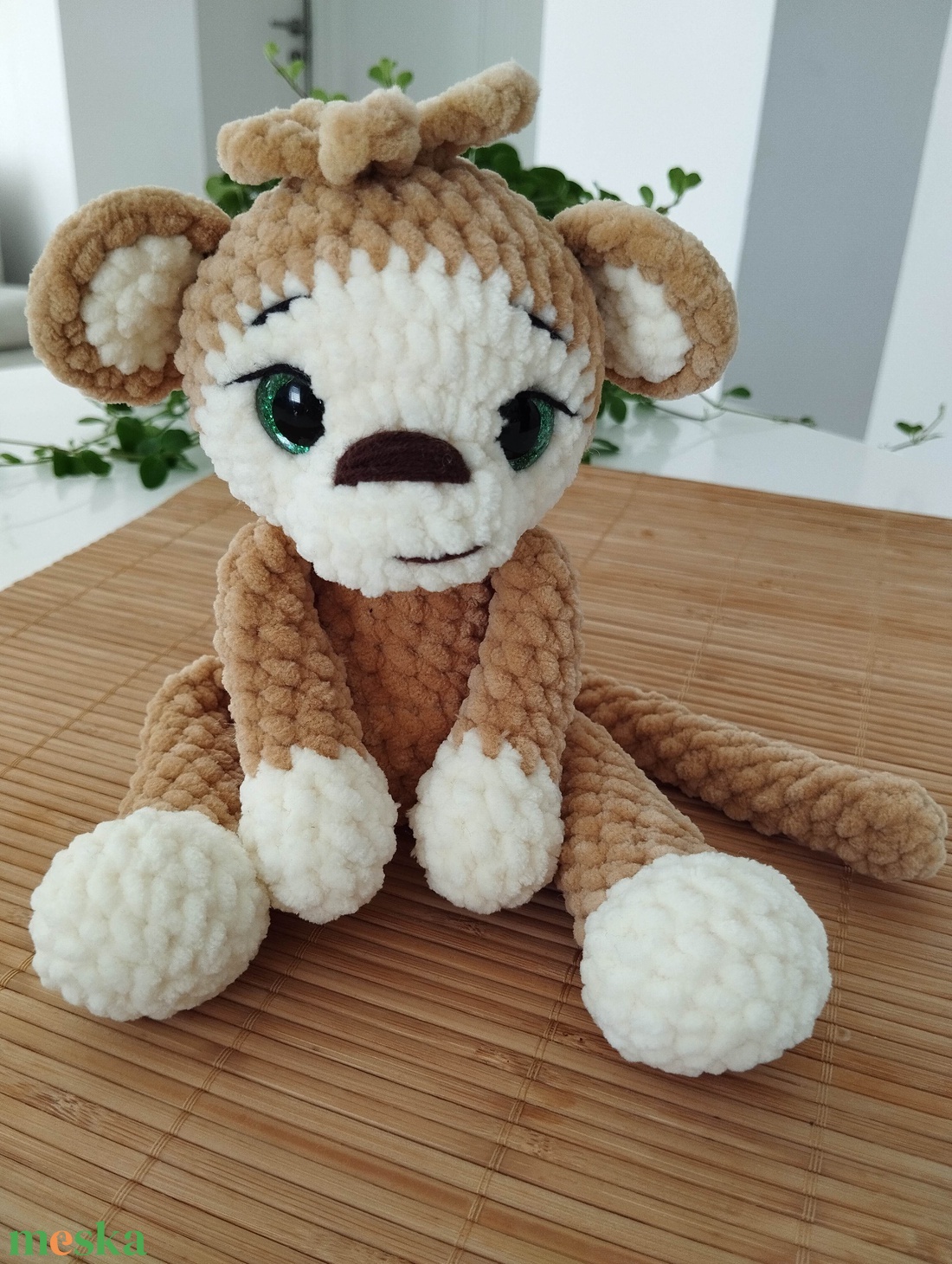 Horgolt majom - játék & sport - plüssállat & játékfigura - majom - Meska.hu