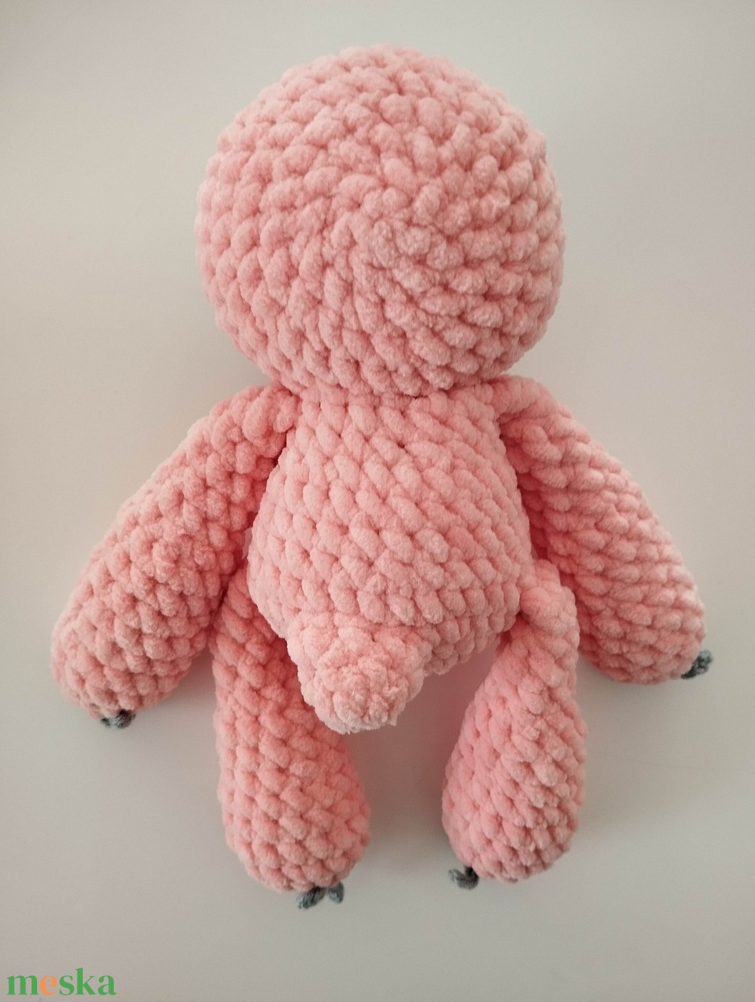 Horgolt rózsaszín lajhár baba  - játék & sport - plüssállat & játékfigura - más figura - Meska.hu