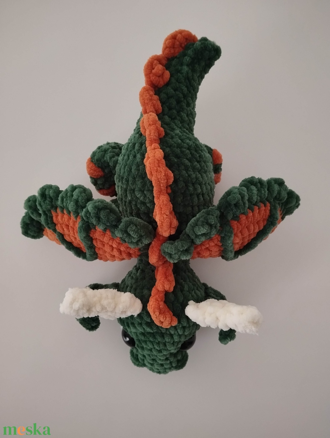 Horgol sárkány  - játék & sport - plüssállat & játékfigura - plüss sárkány - Meska.hu
