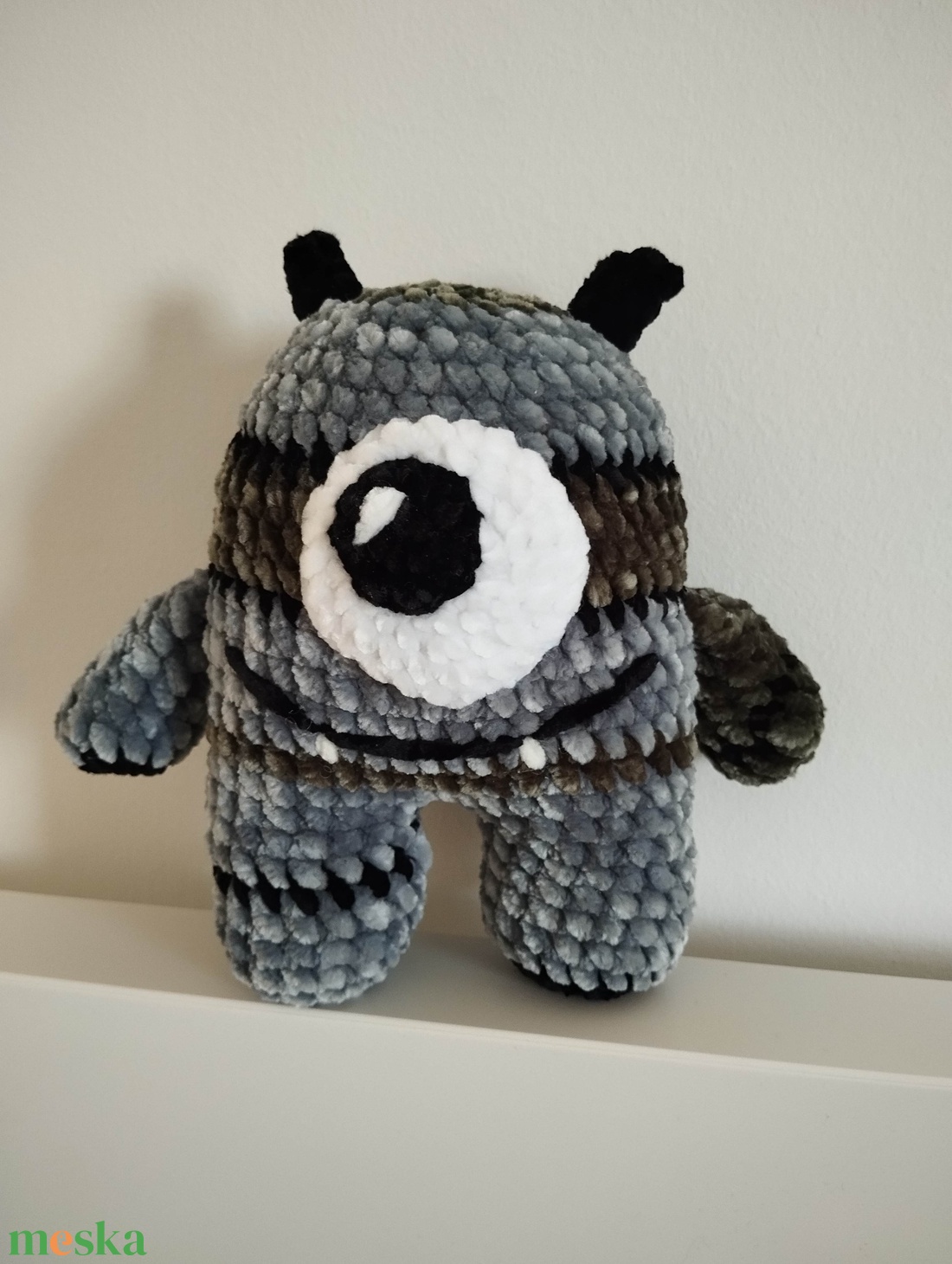 Horgolt szörnyike - játék & sport - plüssállat & játékfigura - szörnyike - Meska.hu