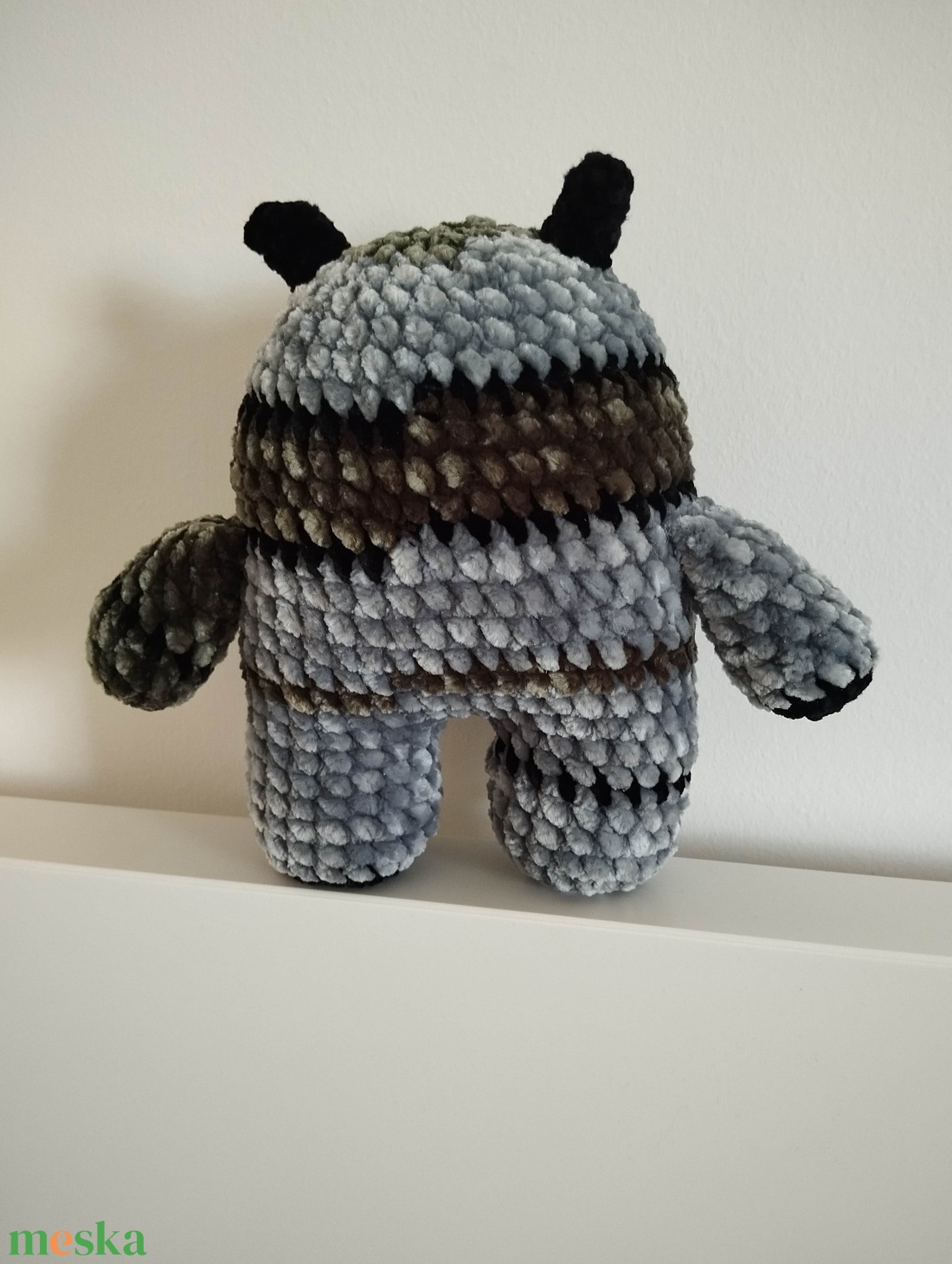 Horgolt szörnyike - játék & sport - plüssállat & játékfigura - szörnyike - Meska.hu