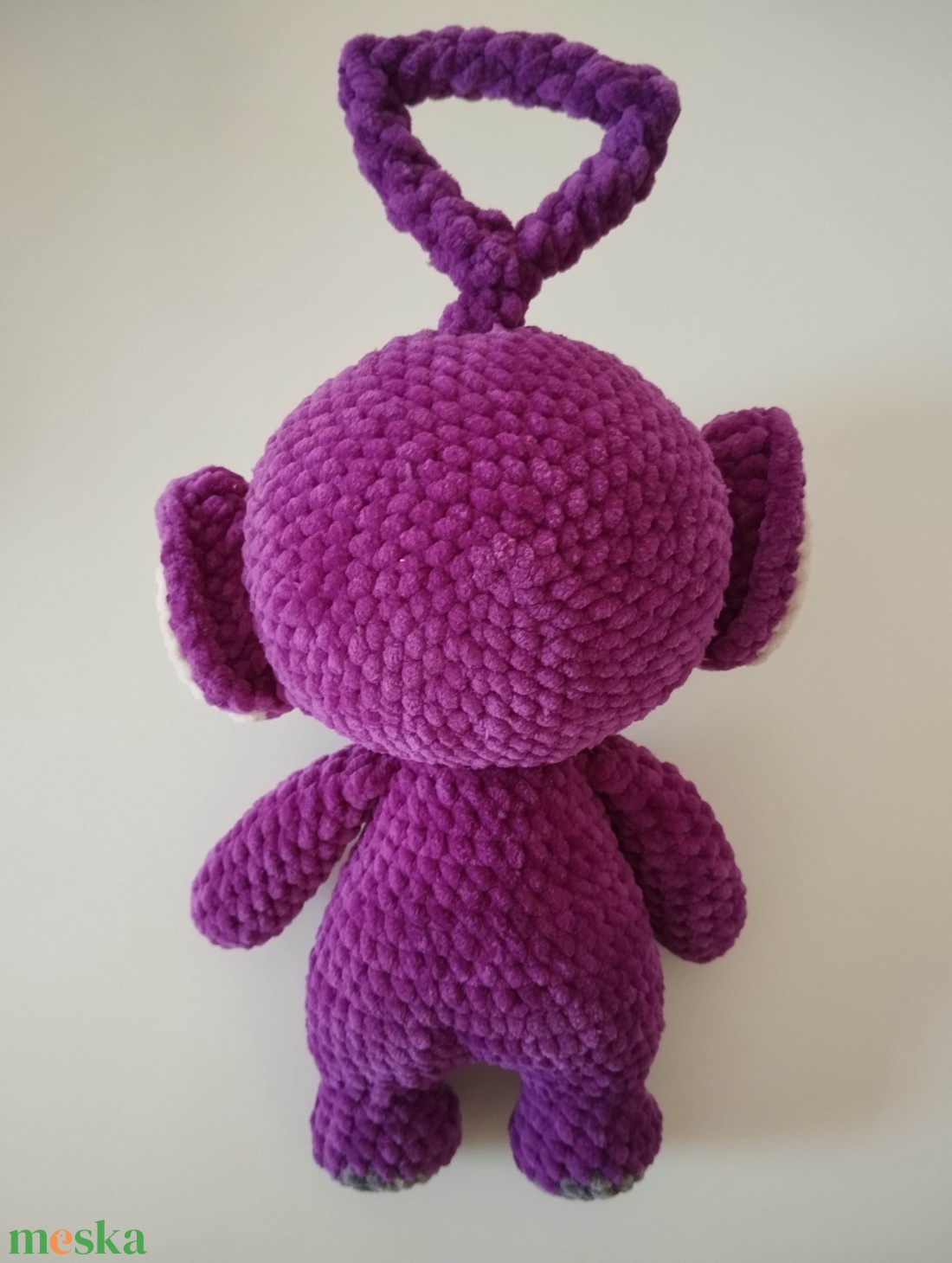 Horgolt Teletabi, Tinky Winky - játék & sport - plüssállat & játékfigura - plüss mesefigurák - Meska.hu
