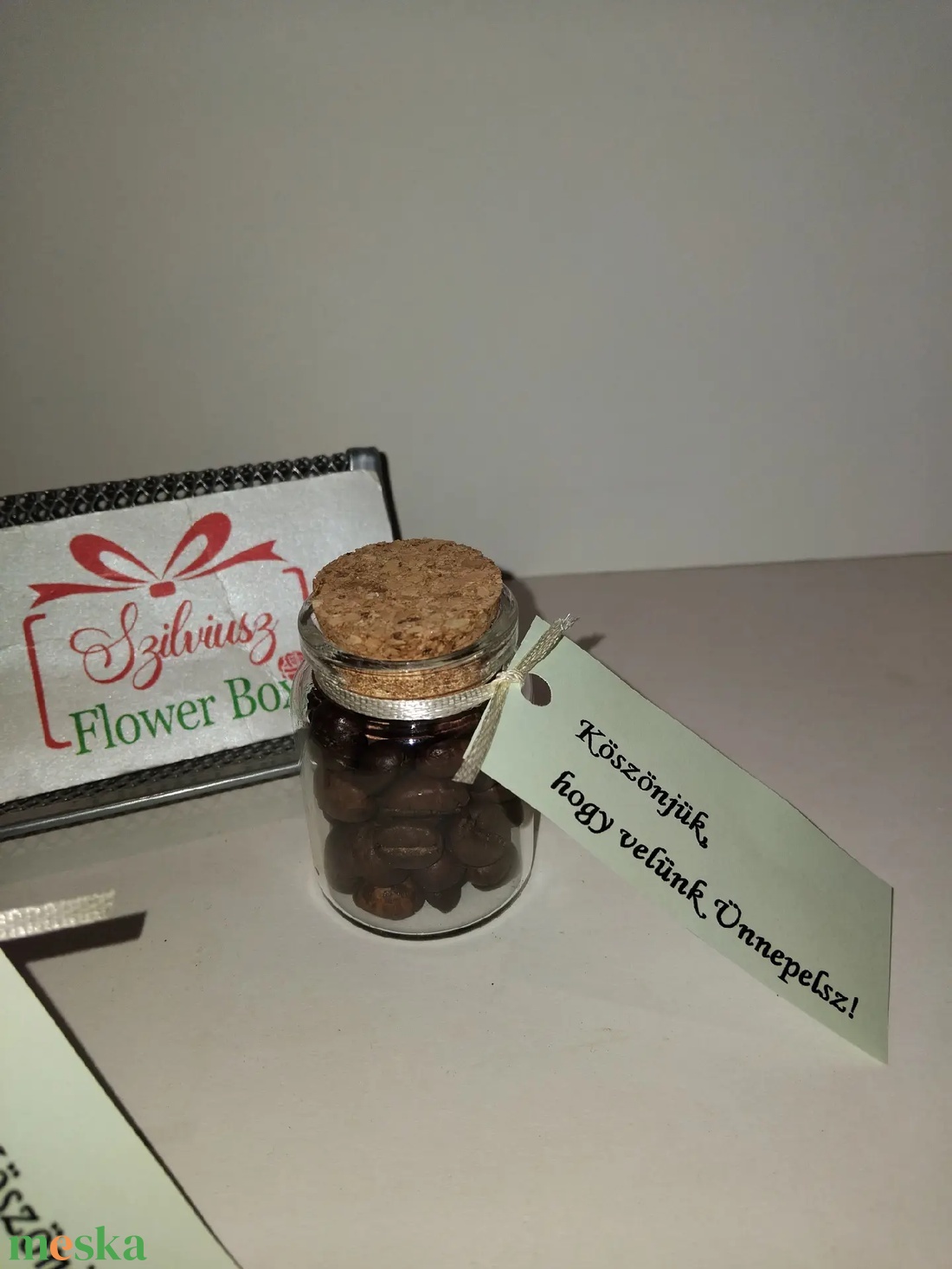 Köszönőajándék üvegcsében - esküvő - emlék & ajándék - köszönőajándék - Meska.hu