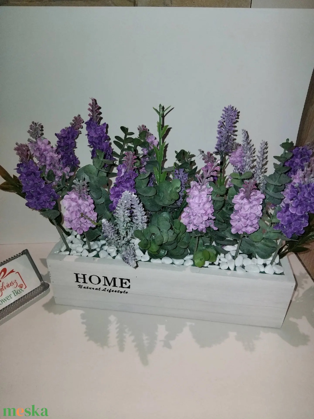 Levendulás asztaldísz - 29cm - otthon & életmód - dekoráció - asztal és polc dekoráció - asztaldísz - Meska.hu