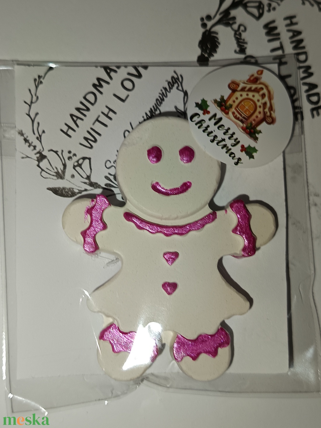 Hűtőmágnes  - karácsony - karácsonyi lakásdekoráció - karácsonyfadíszek - Meska.hu