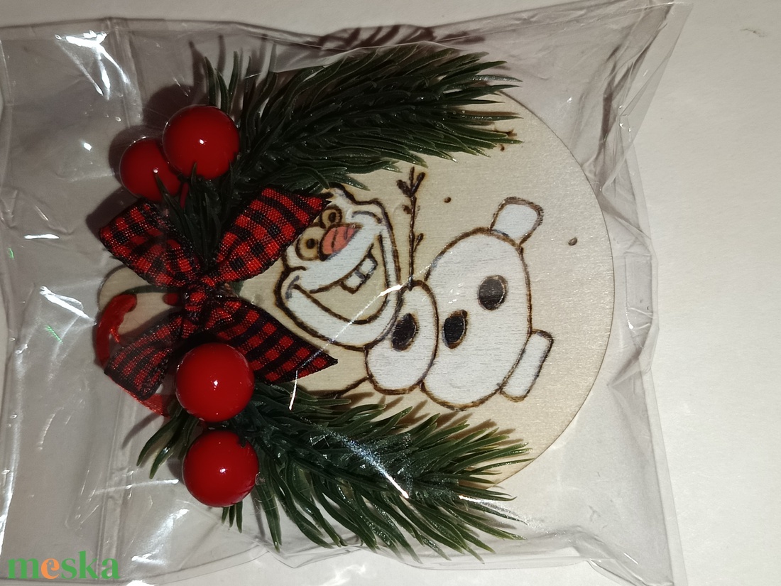 Egyedi karácsonyfa dísz pirogrf teknikval - karácsony - karácsonyi lakásdekoráció - karácsonyfadíszek - Meska.hu