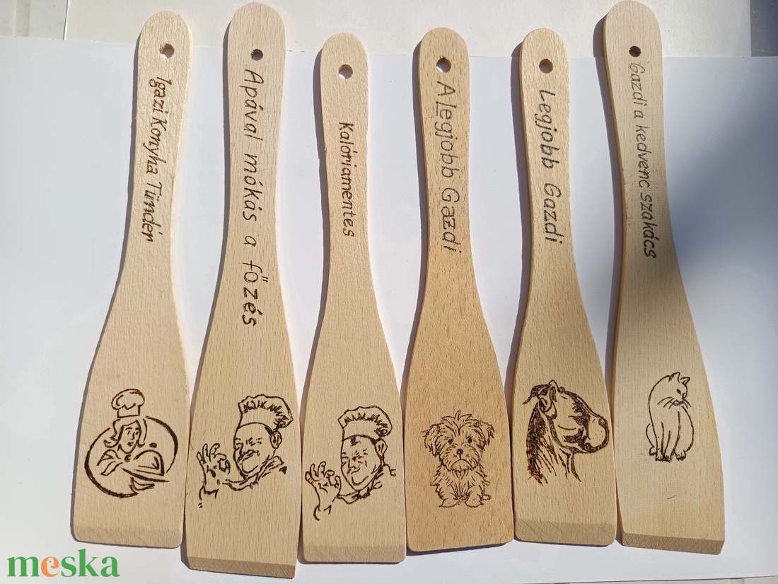 Fa fakanál - otthon & életmód - konyhafelszerelés, tálalás - sütés, főzés - fakanál & fakanáltartó - Meska.hu Fa fakanál - otthon & életmód - konyhafelszerelés, tálalás - sütés, főzés - fakanál & fakanáltartó - Meska.hu