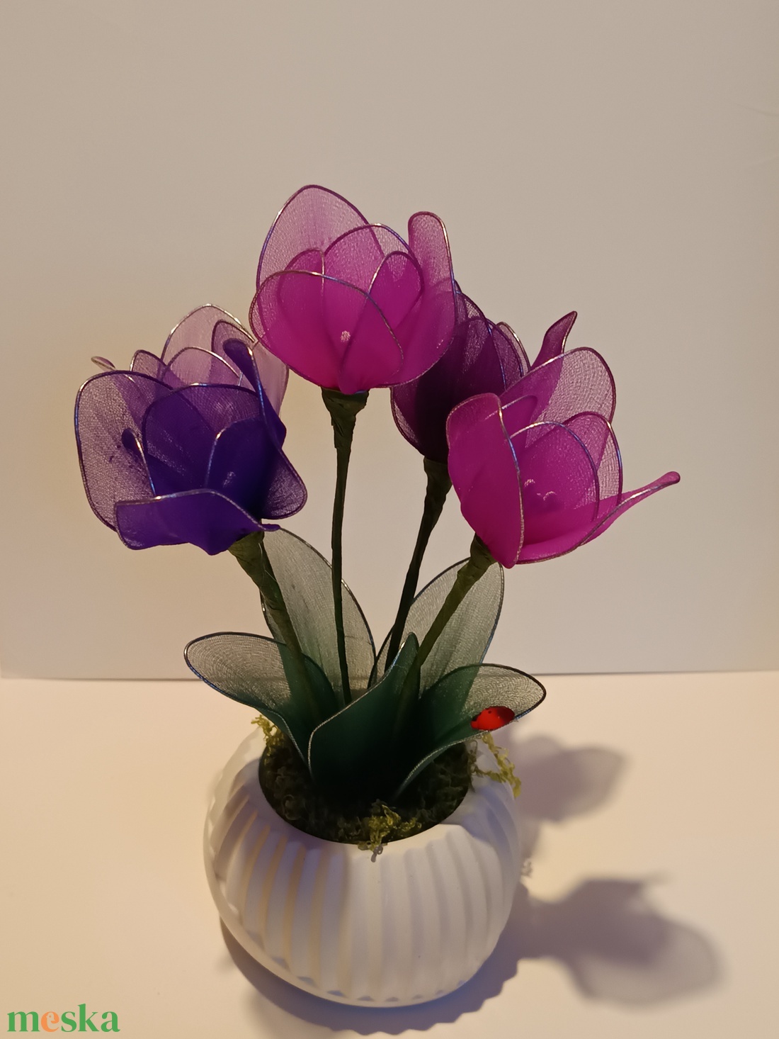 Tavaszi asztal dísz  - otthon & életmód - dekoráció - ajtó- és ablak dekoráció - ajtódísz & kopogtató - Meska.hu