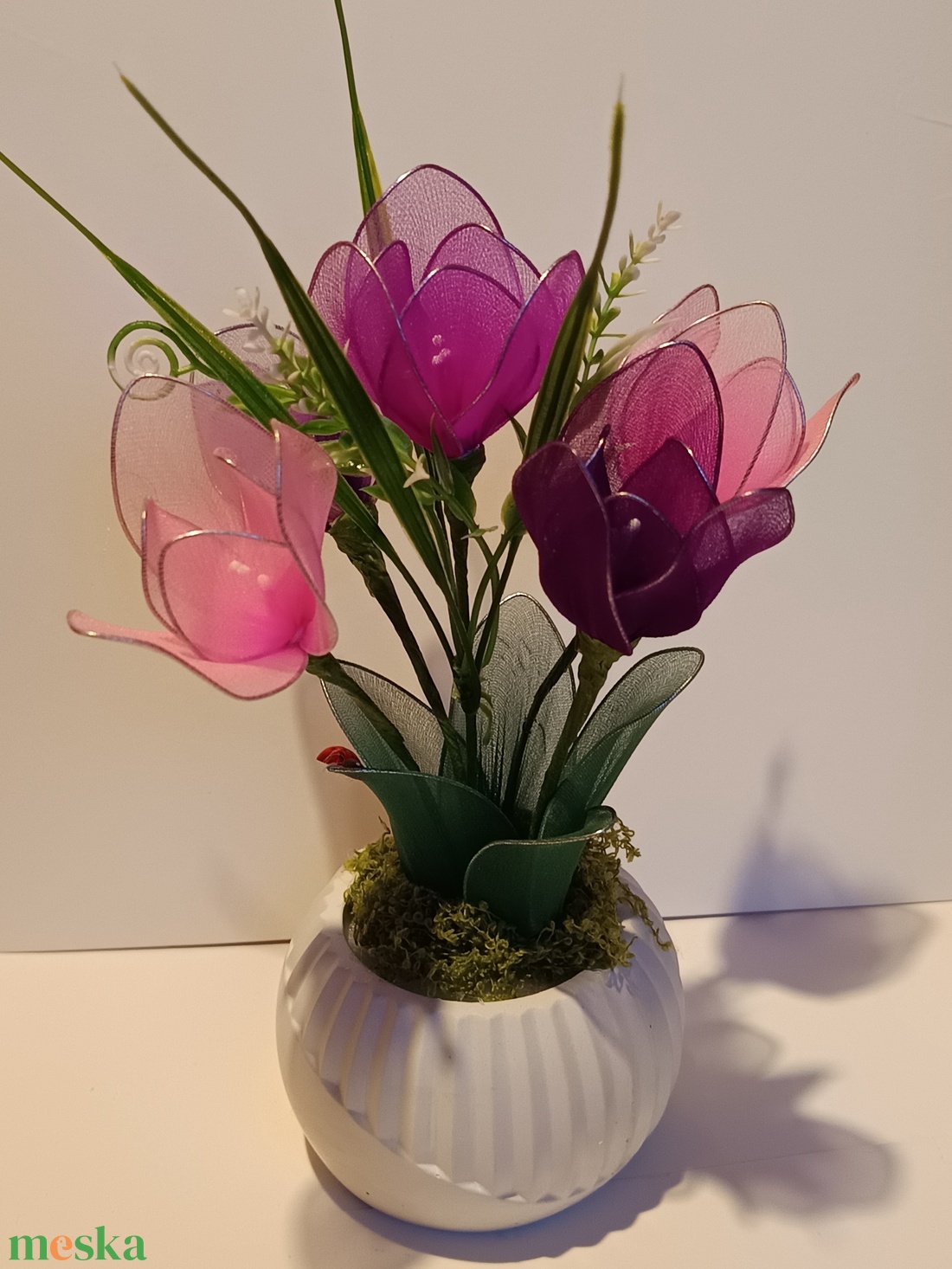 Tavaszi asztal dísz  - otthon & életmód - dekoráció - ajtó- és ablak dekoráció - ajtódísz & kopogtató - Meska.hu