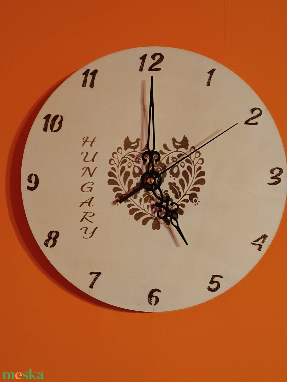 Lézergravírozott ór�k  25 cm  - otthon & életmód - dekoráció - fali és függő dekoráció - falióra & óra - Meska.hu
