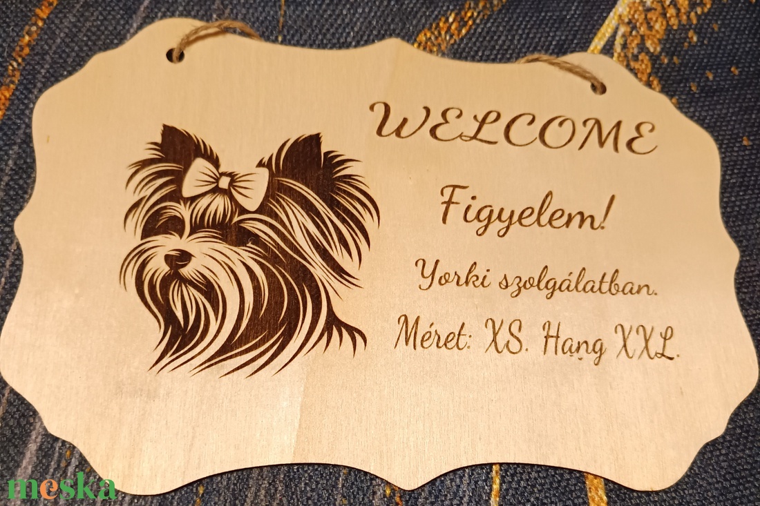 Lézergravírozott ajtó táblák  - esküvő - dekoráció - tábla & jelzés - Meska.hu