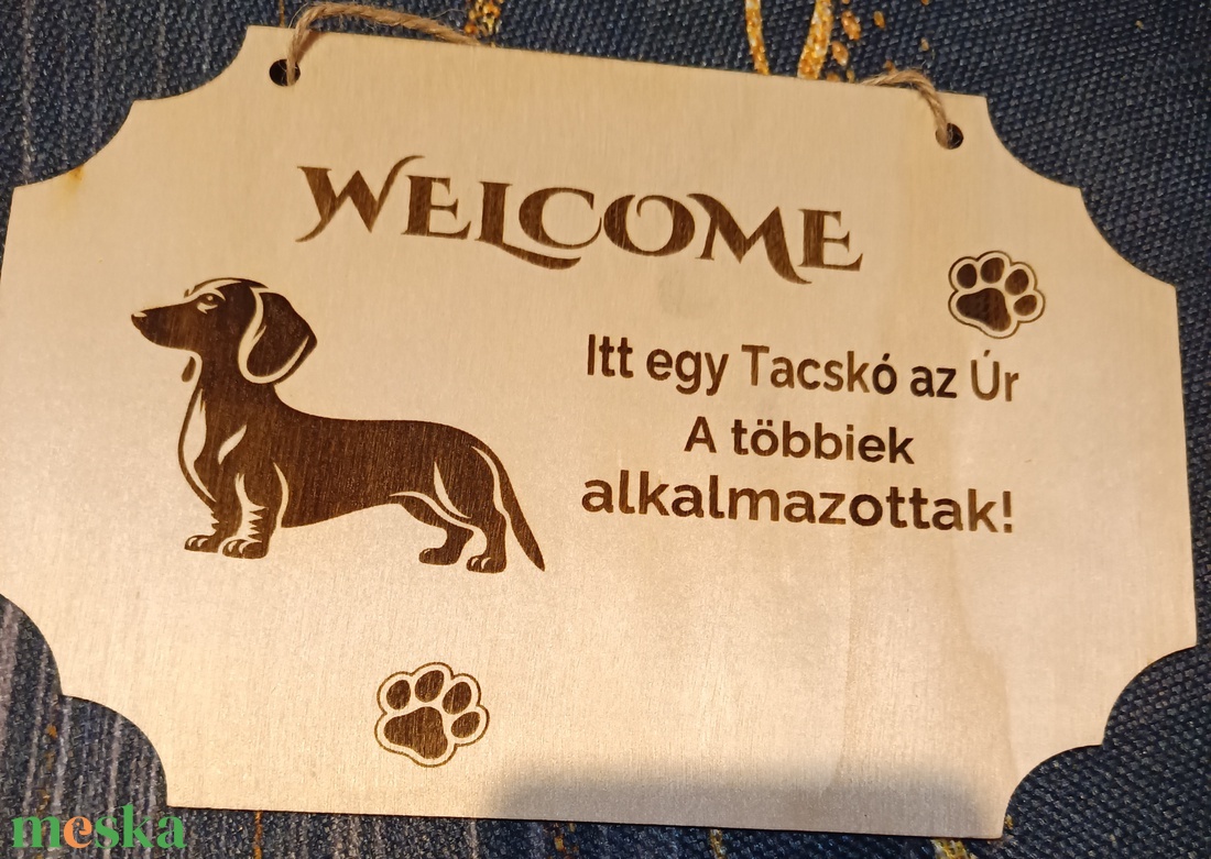 Lézergravírozott ajtó táblák  - esküvő - dekoráció - tábla & jelzés - Meska.hu