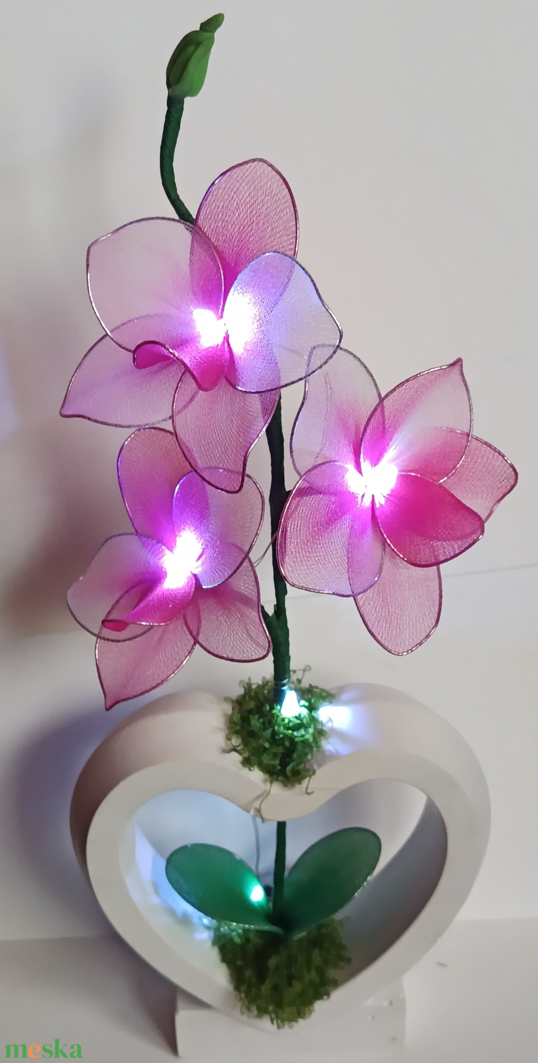Ledes Orchidea Harisnyavir�g  - otthon & életmód - virágdekoráció - virágdíszek - asztali virágdísz - Meska.hu