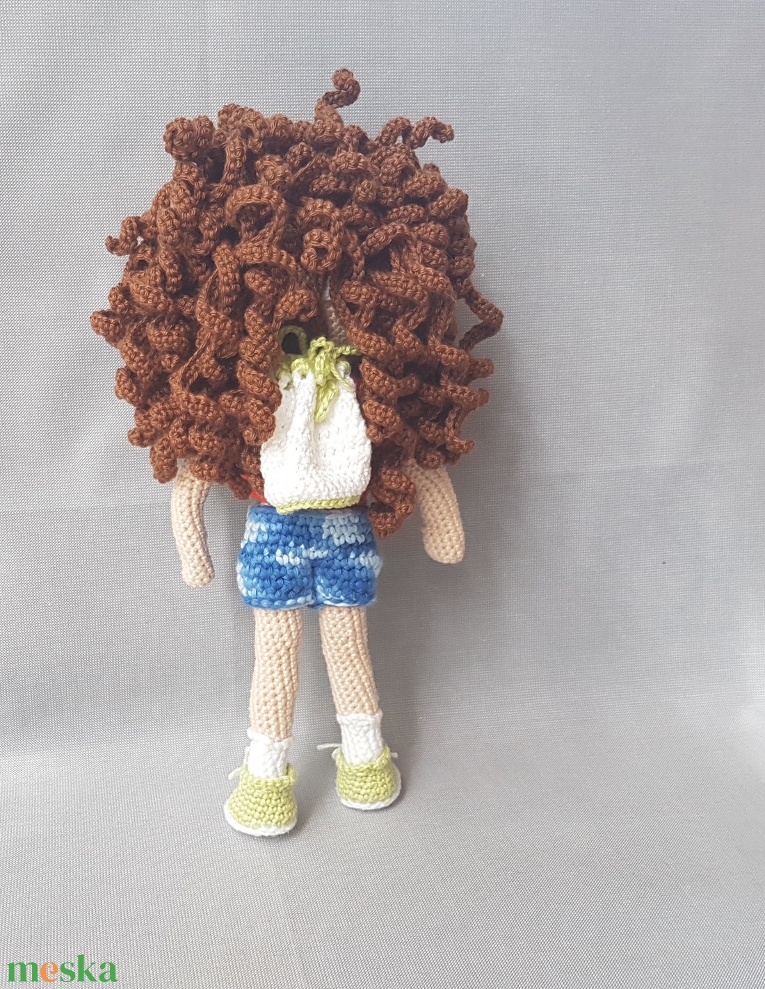 Bella baba - horgolt, amigurumi baba - játékbaba - játék & sport - baba & babaház - öltöztethető baba - Meska.hu