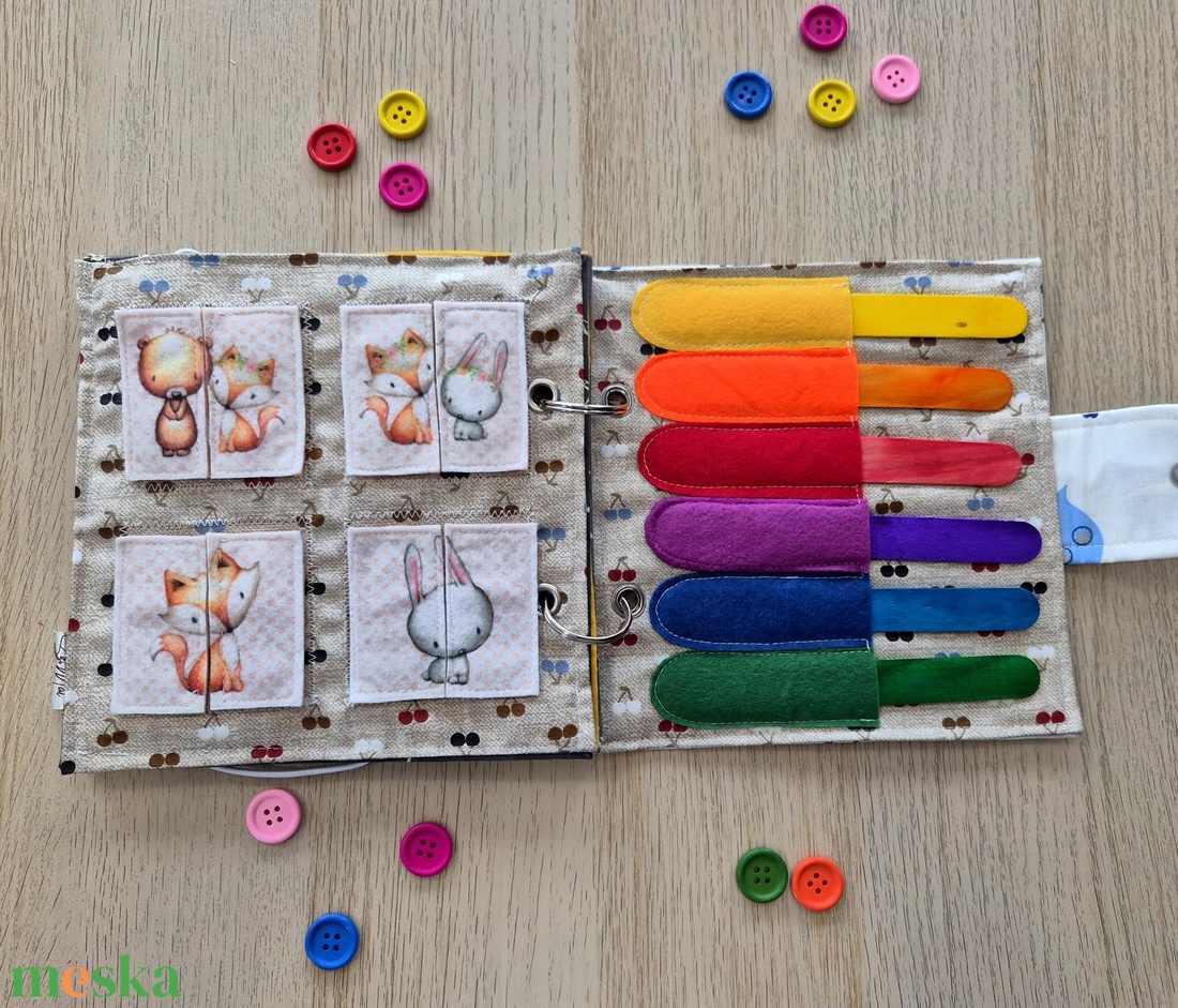 6 feladatos csendeskönyv kisfiúnak - játék & sport - Meska.hu