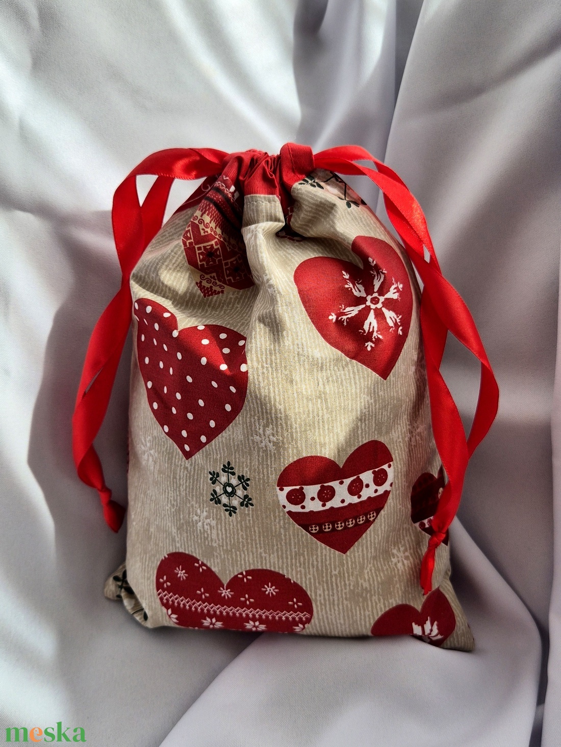 Mikulás zsák - karácsony - mikulás - mikulás zsák - Meska.hu