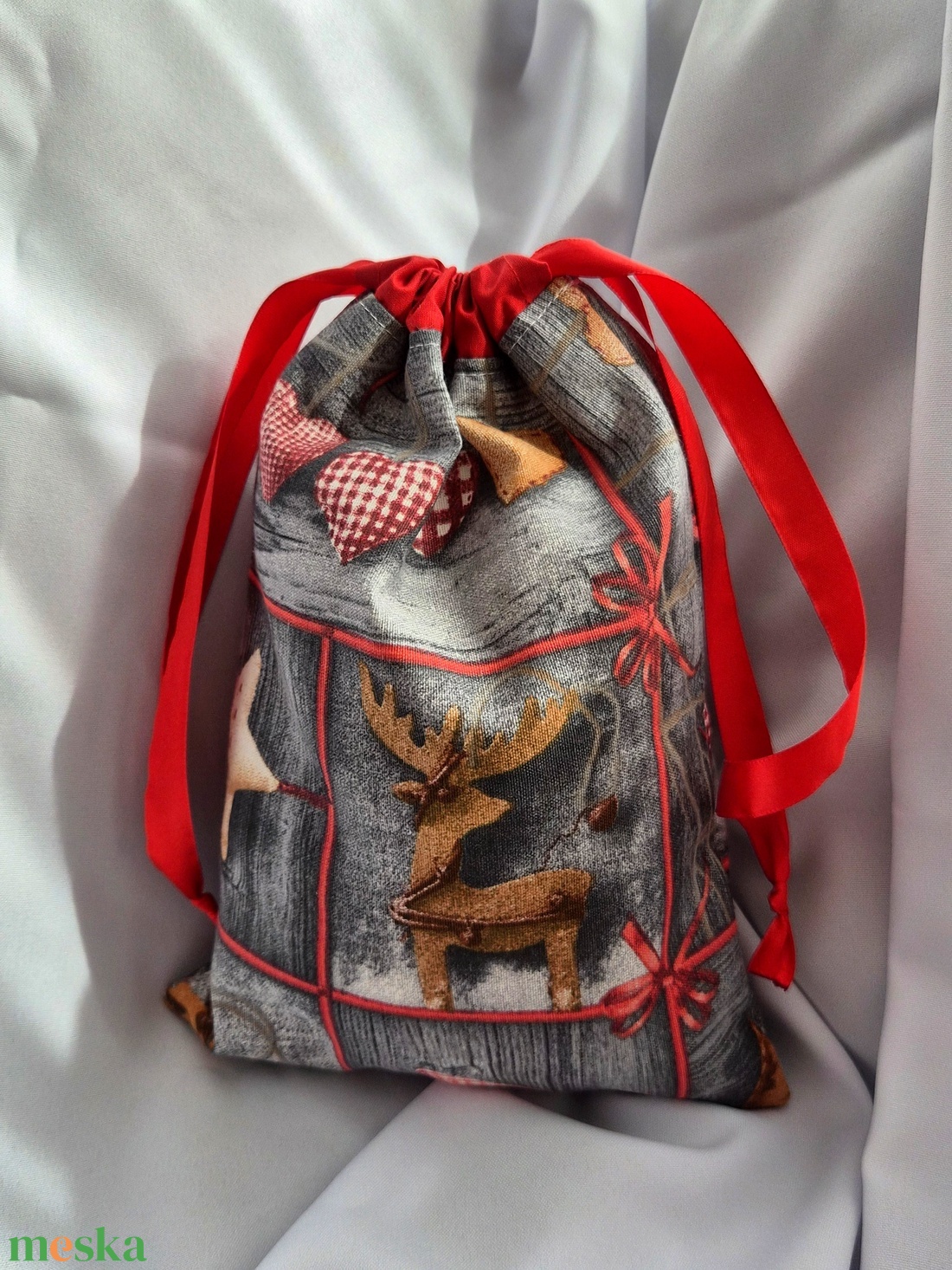 Mikulás zsák - karácsony - mikulás - mikulás zsák - Meska.hu