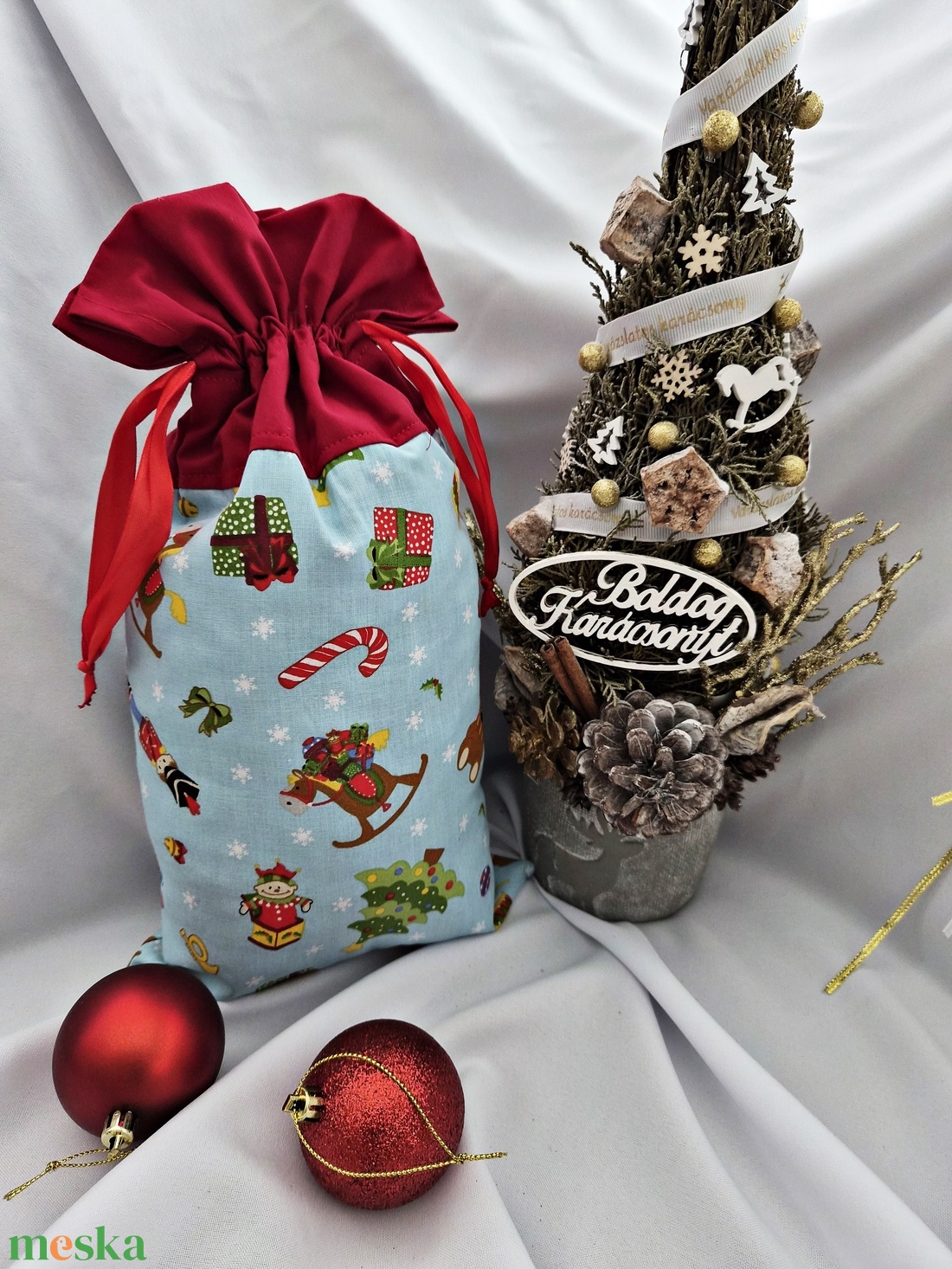 Prémium Mikulás zsák - karácsony - mikulás - mikulás zsák - Meska.hu