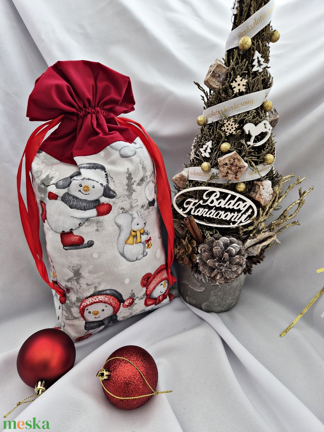 Prémium Mikulás zsák - karácsony - mikulás - mikulás zsák - Meska.hu