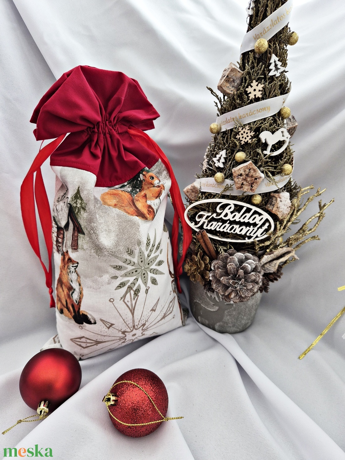 Prémium Mikulás zsák - karácsony - mikulás - mikulás zsák - Meska.hu