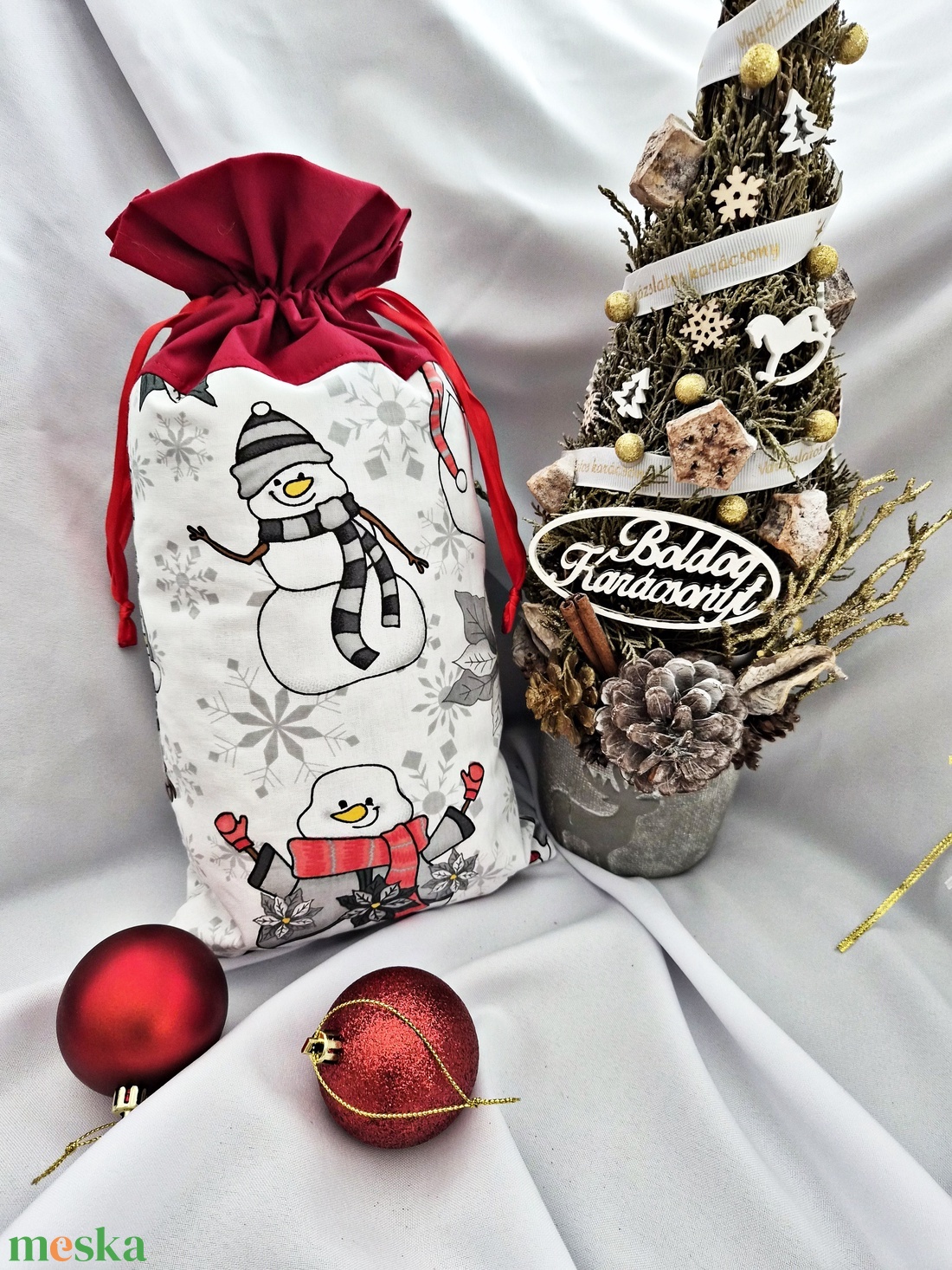 Prémium Mikulás zsák - karácsony - mikulás - mikulás zsák - Meska.hu