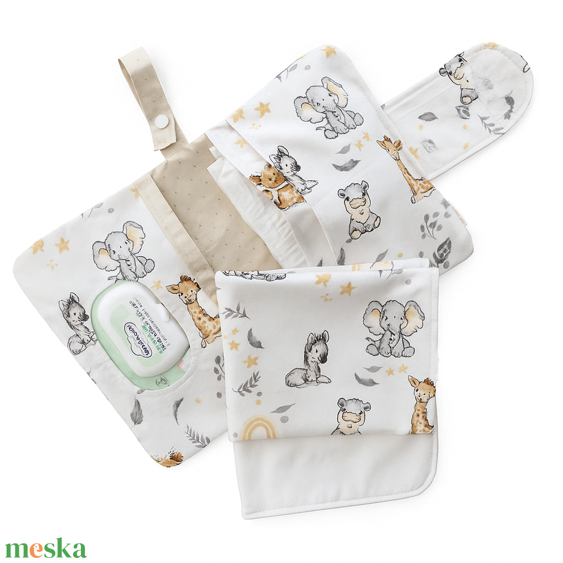 Pelenkatartó/pelenkázó neszeszer vízhatlan alátéttel - táska & tok - pelenkatáska - pelenkatartó tok - Meska.hu