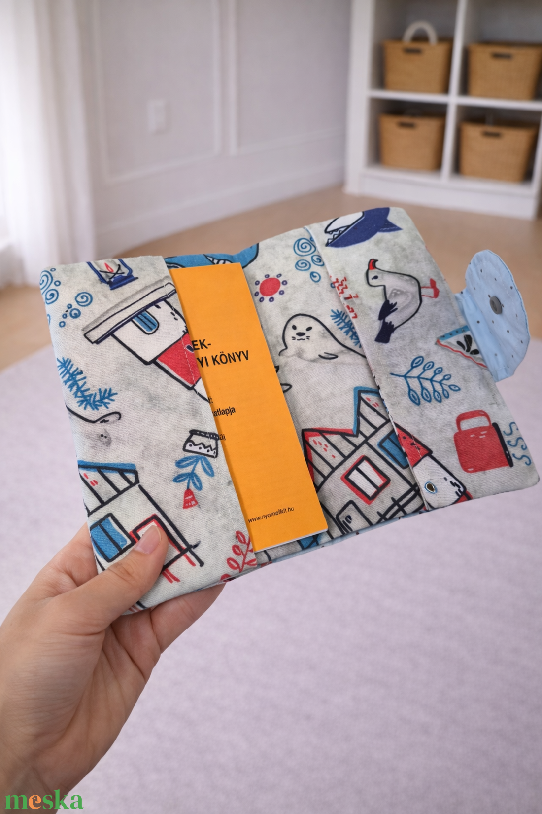 Egészségügyi kiskönyv borító - baba - mama - babaemlékek - egészségügyi kiskönyv borító - Meska.hu