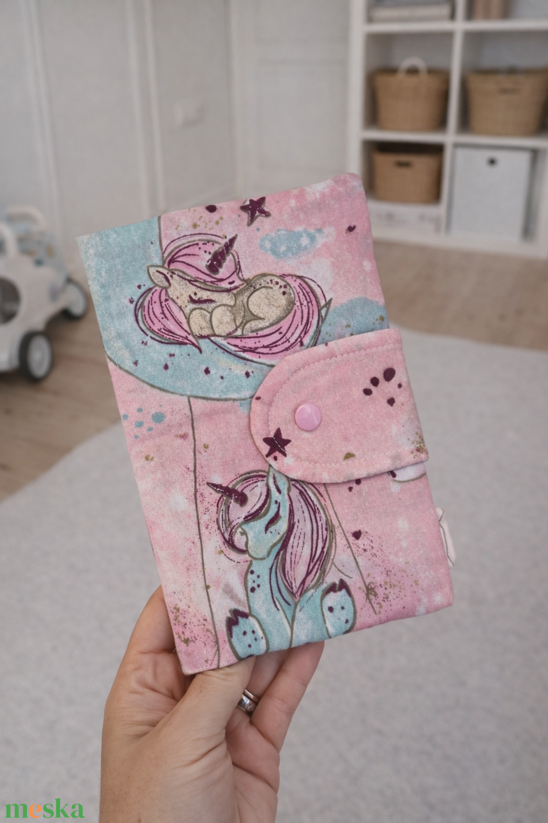 Egészségügyi kiskönyv borító - baba - mama - babaemlékek - egészségügyi kiskönyv borító - Meska.hu