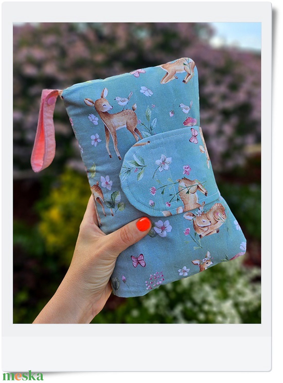 Pelenkázó neszeszer vízhatlan pelenkázó alátéttel - baba - mama - pelenkázó, babafürdető kellékek - pelenkázó neszeszer, pelenkatartó - Meska.hu