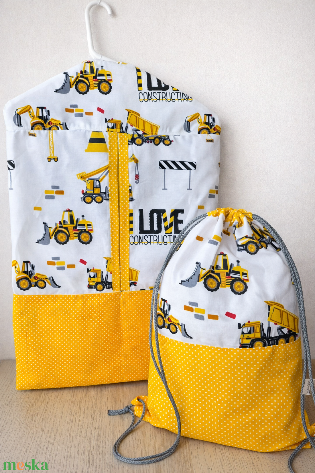 Ovis zsák / vállfás zsák tornazsákkal - játék & sport - ovis felszerelés - ovis szett - Meska.hu