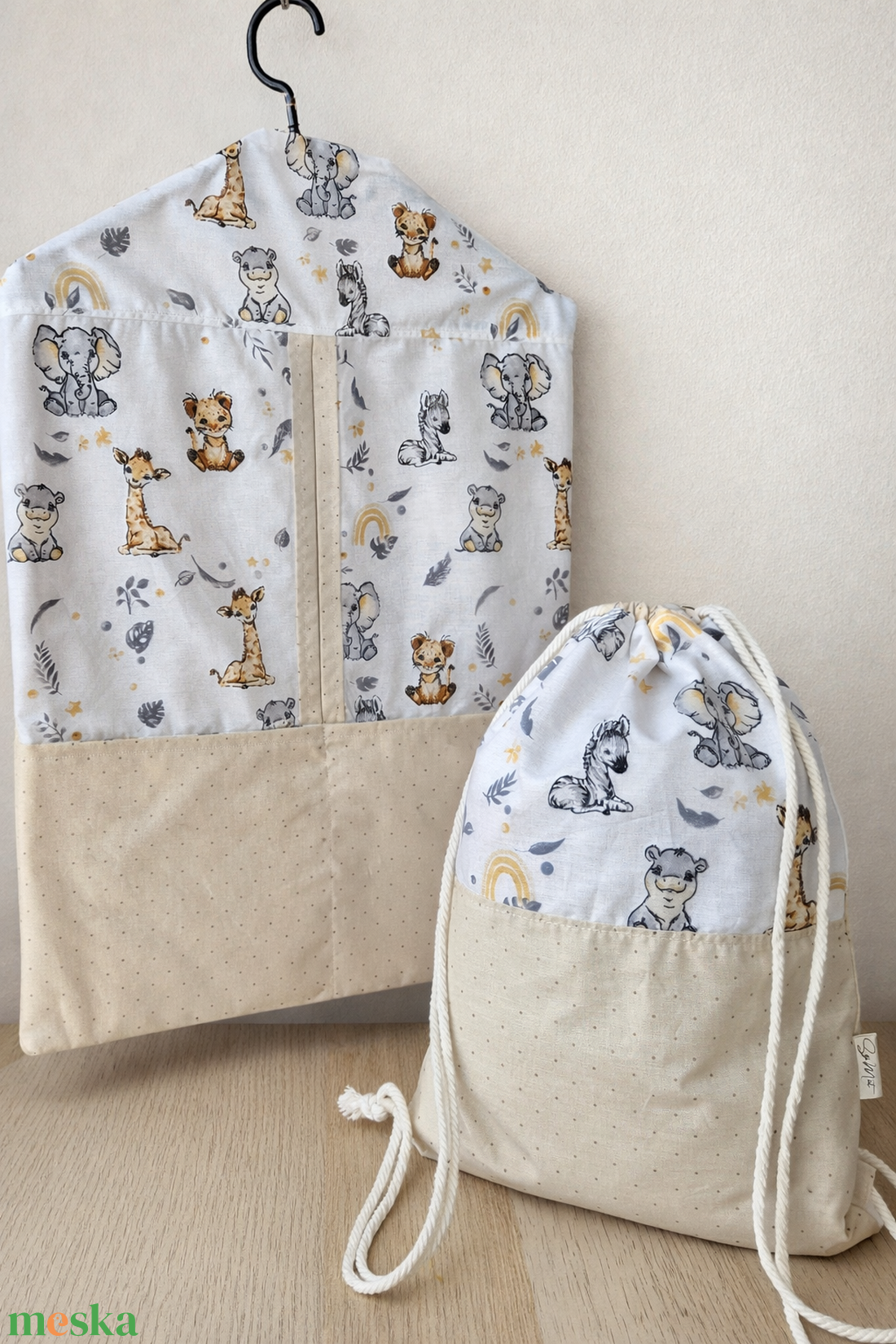 Ovis zsák / vállfás zsák tornazsákkal - játék & sport - ovis felszerelés - ovis szett - Meska.hu