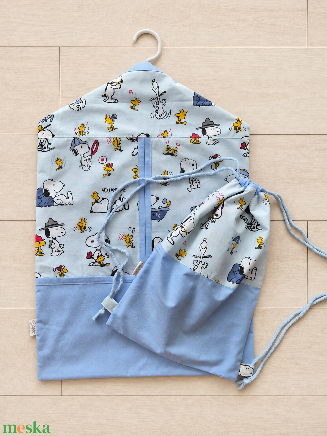 Snoopy Ovis zsák tornazsákkal - játék & sport - ovis felszerelés - ovis zsák - Meska.hu