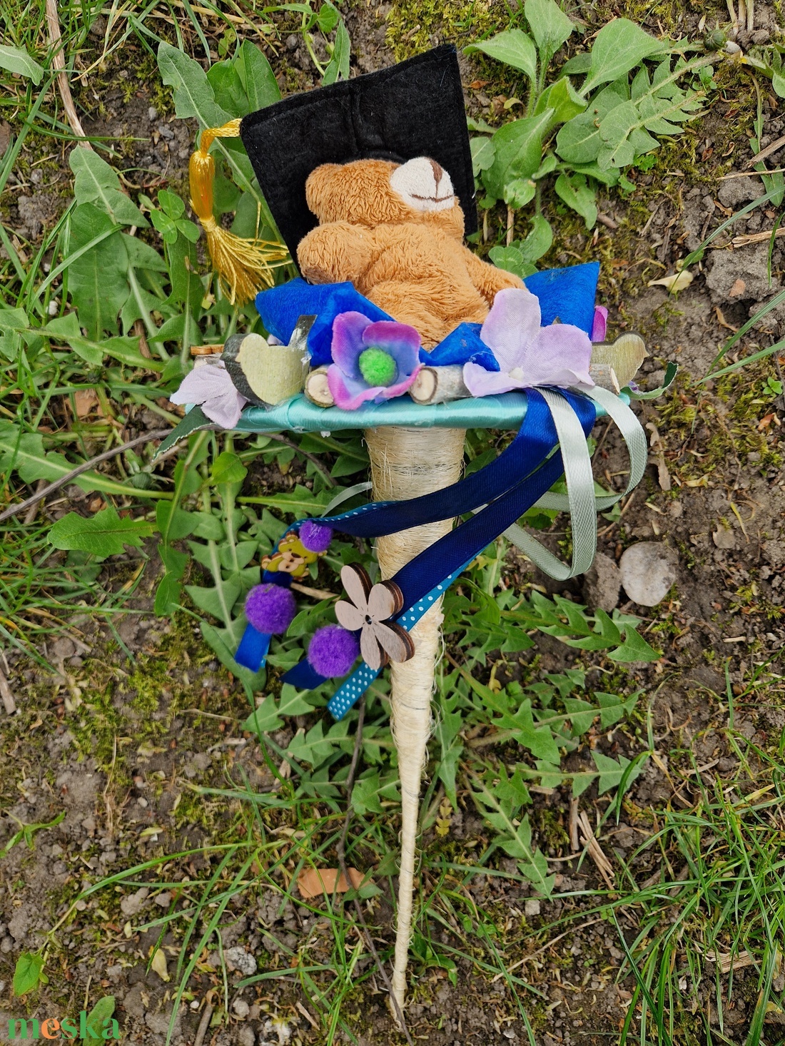 Macis tartós ballagási csokor - otthon & életmód - virágdekoráció - virágok - virágcsokor - Meska.hu