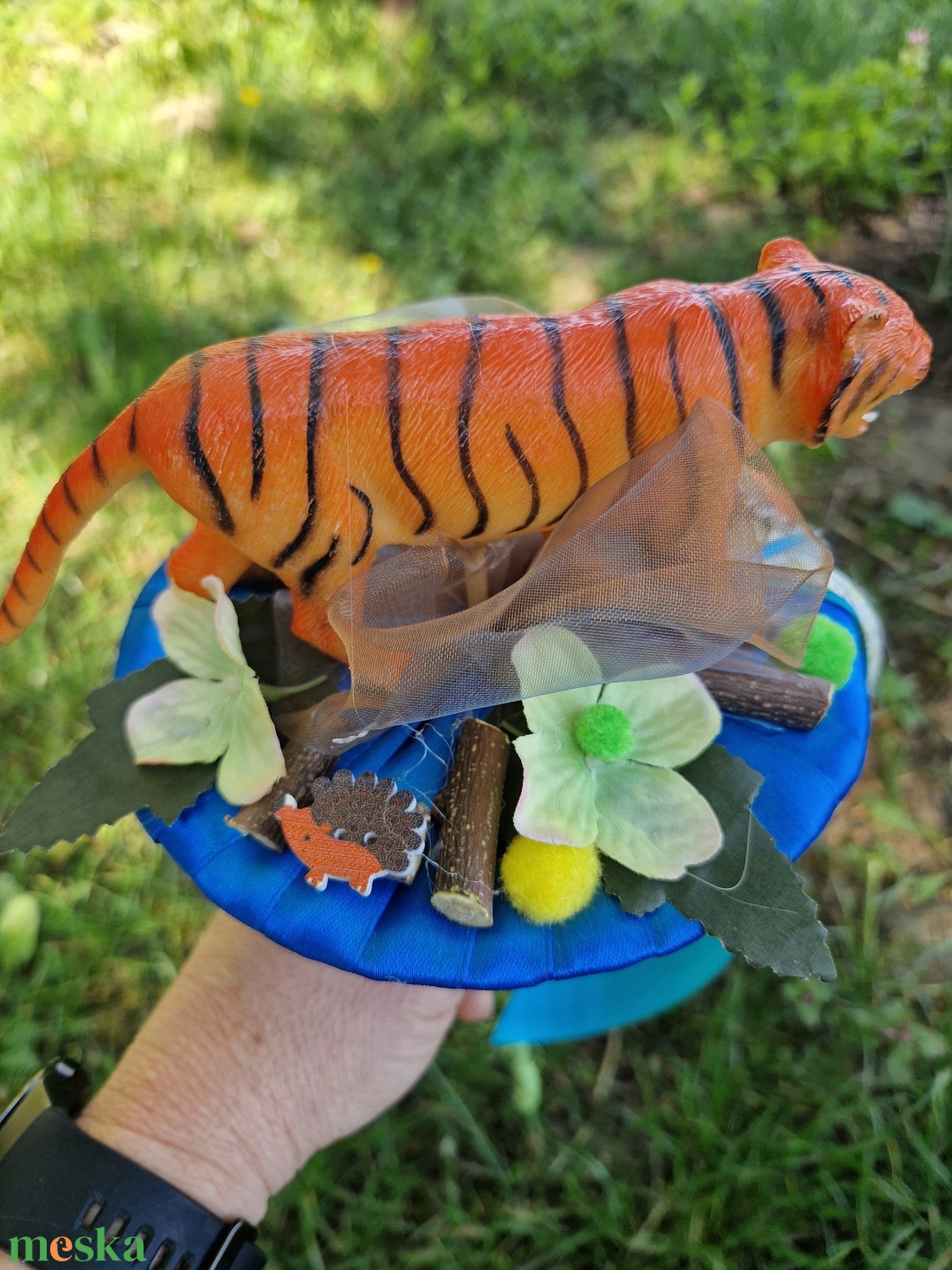 Tigrises ballagási csokor -  - Meska.hu