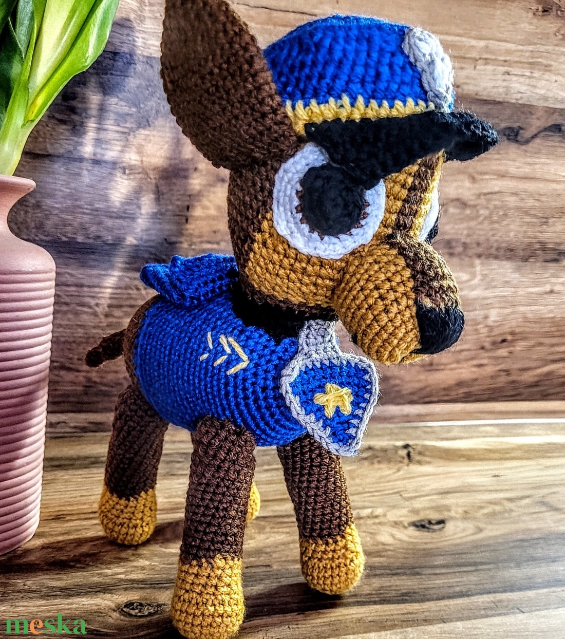 Horgolt kutyus - baba - mama - baba játékok - játszószőnyeg - Meska.hu