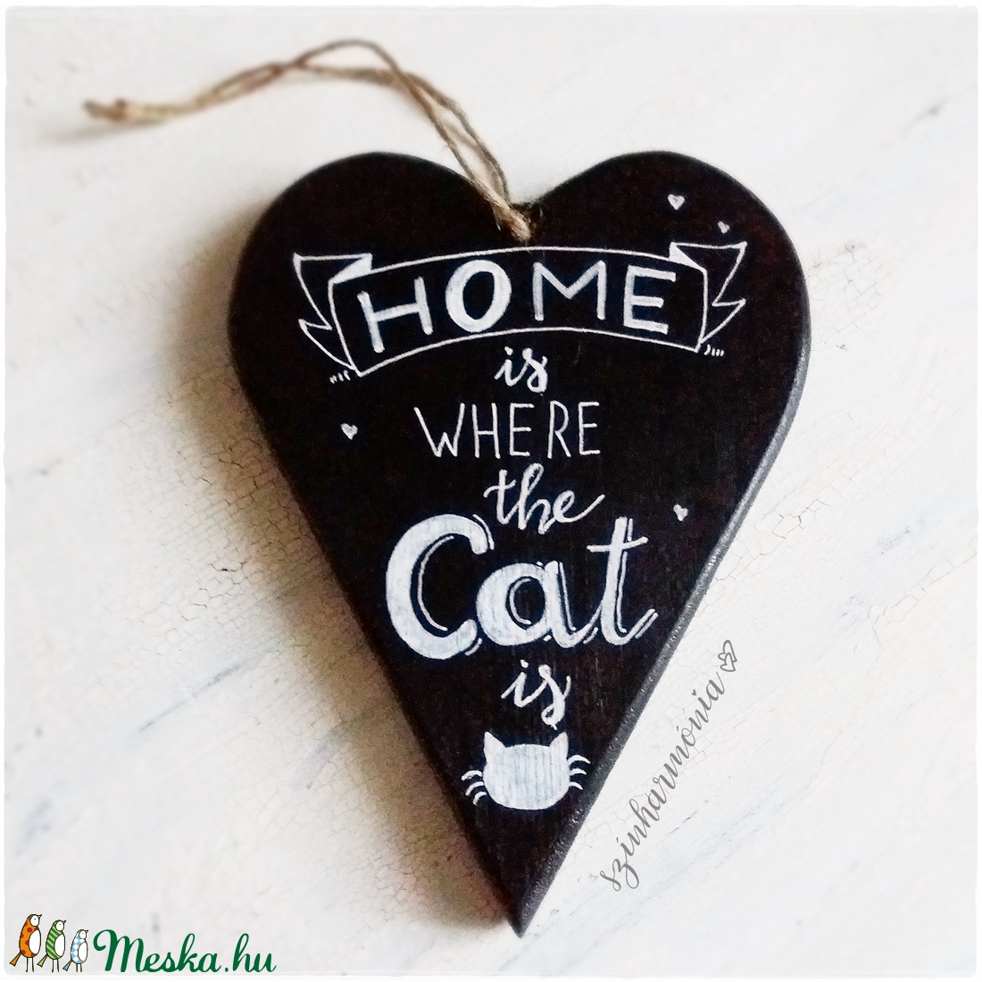 Akasztható Szív - CAT feliratos LIMITÁLT! (cica, macska, home, otthon, kalligrafikus, feliratos, állatbarát, cicás) - otthon & életmód - dekoráció - Meska.hu Akasztható Szív - CAT feliratos LIMITÁLT! (cica, macska, home, otthon, kalligrafikus, feliratos, állatbarát, cicás) - otthon & életmód - dekoráció - Meska.hu