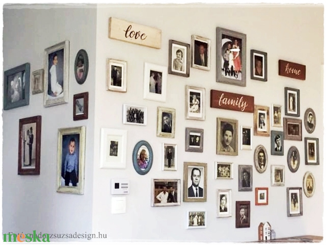 Képkeret Ovális - Törtfehér Vintage 10x15 cm (baba talplenyomat, kézlenyomat, nászajándék, esküvő, asztalszám, fotózás) - otthon & életmód - dekoráció - Meska.hu