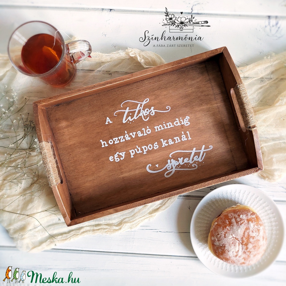 Reggeliző tálca - A titkos hozzávaló (kicsi) - LIMITÁLT - otthon & életmód - konyhafelszerelés, tálalás - Meska.hu Reggeliző tálca - A titkos hozzávaló (kicsi) - LIMITÁLT - otthon & életmód - konyhafelszerelés, tálalás - Meska.hu