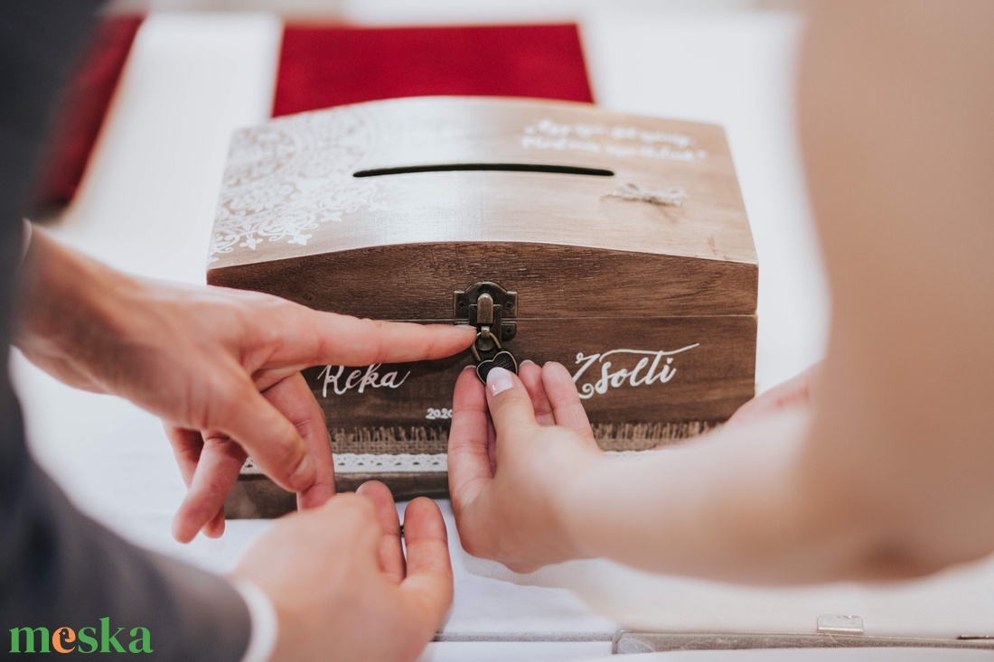 Natúr persely láda - kellékek & szerszámok - hobby fa alapanyag - doboz - Meska.hu