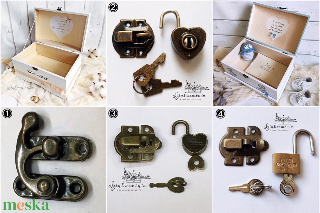 Emlékőrző fadoboz - Kis méhecske (névre szóló kincses doboz) - otthon & életmód - tárolás & rendszerezés - doboz - Meska.hu