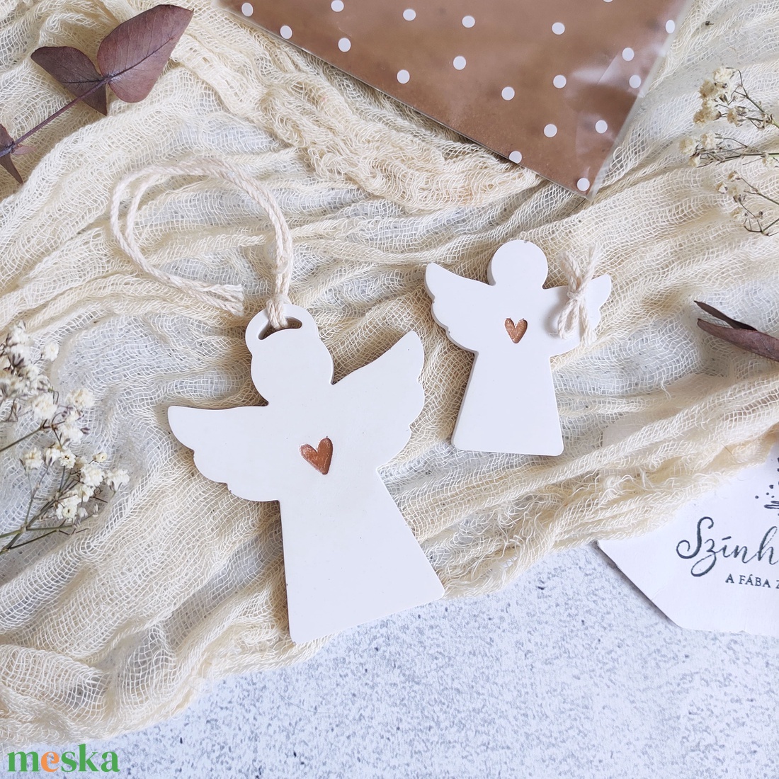 Őrangyalok vigyázzanak Rád - Védelmező ajándékcsomag - otthon & életmód - dekoráció - fali és függő dekoráció - függődísz - Meska.hu