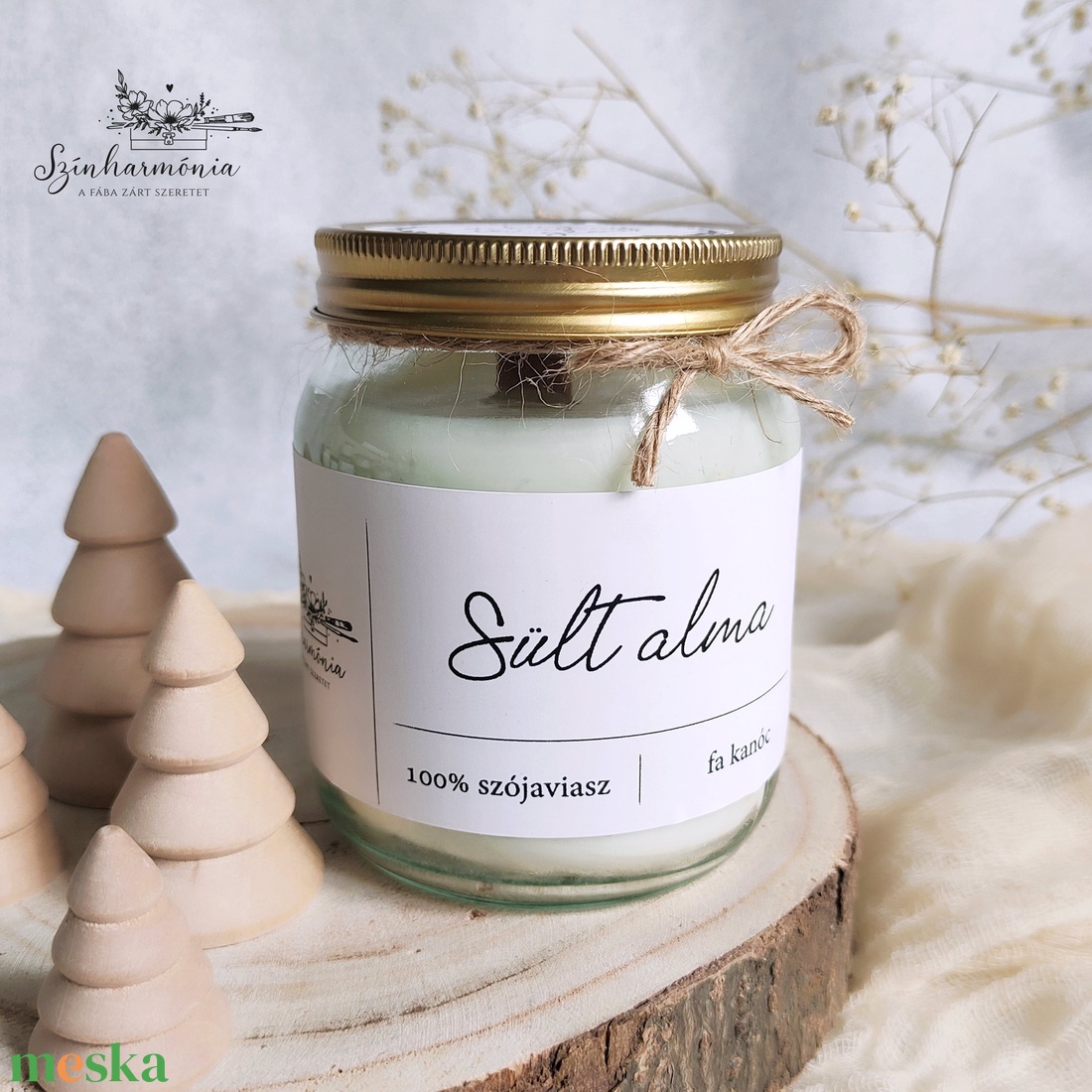 Sült Alma - szójagyertya 40/50h - otthon & életmód - gyertya, illat, aroma - gyertya - Meska.hu Sült Alma - szójagyertya 40/50h - otthon & életmód - gyertya, illat, aroma - gyertya - Meska.hu