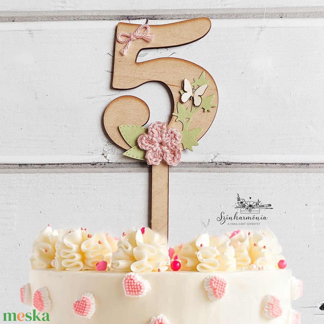 Fa tortabeszúró - Öt - otthon & életmód - konyhafelszerelés, tálalás - sütés, főzés - sütidísz - Meska.hu