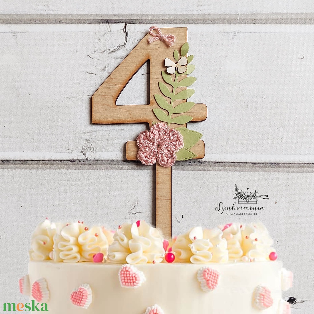 Fa tortabeszúró - Négy - otthon & életmód - konyhafelszerelés, tálalás - sütés, főzés - sütidísz - Meska.hu